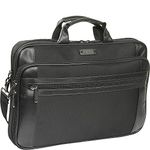 Kenneth Cole Reaction Keystone Top Zip Computer Case, Black, 18.4" Laptop, 18.4" Slim Top Zip Laptop Portfolio