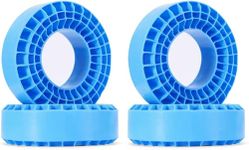 INJORA Silicone Rubber Inserts Foam for 106-108mm 4.19” OD 1.9" Tires(Small Blue)