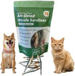 Pet Snacks Treats - Air-Dried Sardine Fish - Dehydrated Whole Sardine - 100% Aussie Fresh - Best Training Treats for Cats & Dogs (80g, Whole Fish)