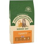 James Wellbeloved Complete Dry Senior Cat Food Turkey and Rice, 4 kg