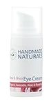 Handmade Naturals Eye Cream with Organic Shea Butter, Aloe Vera, Olive, Rose, Rosehip & Avocado, 15 ml