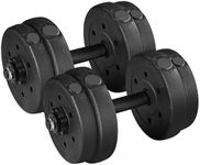 Yaheetech Adjustable Dumbbells 15KG