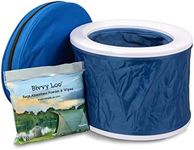 Bivvy Loo Camping Toilet - Portable Toilet - Festival Toilet - Fishing Toilet - Campervan Toilet - Outdoor Camping Toilet - Portable loo - Camping Loo - Folds Away Flat - Supports Over 150kg (Blue)