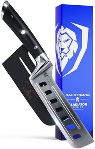 Dalstrong Nakiri Asian Vegetable Knife - 6 inch Offset Blade - Gladiator Series Elite Elite - Forged German High-Carbon Steel - Sheath Included - NSF Certified
