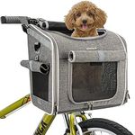 BABEYER Dog Bike Basket, Expandable