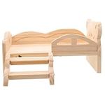 BELLIFFY 1 Set Solid Wood Pet Crib 