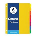 Oxford Plastic Binder Dividers for 