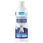 Dermabliss Anti Itch & Allergy Relief Medicated Dog Shampoo for Allergies and Itching with 1% Pramoxine HCL, Safflower Seed Oil, and Oat Extract for Dogs and Cats 16oz …