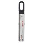 KitchenAid KQ907 Curved Candy and Deep Fry Thermometer, TEMPERATURE RANGE: 100 F to 400 F/40 C to 200 C, Black