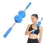 Muscle Roller Stick Massager for Sore Muscles, Back Roller, Deep Tissue Massage Roller Ball with Trigger Point, Weighted Body Massage Stick for Exercise Runners, Help Legs, Neck, Back, Arm Pain Relief
