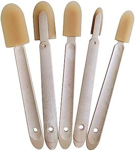 JMIBASIC Silicone Caulk Finishing Tool - Assorted 5 Size Sets - Premium Smooth Rubber Spatula Finisher - Easy Caulking Tool - Grout sealer Applicator (ABS (Plastic))