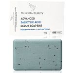 Salicylic Acid and Tea Tree Oil Body Wash Soap - [Made In U.K] Salicylic Acid Cleanser Face Wash for Acne Spots Blemishes Pimples Oily Skin Treatment - 100g