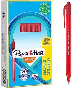 Papermate InkJoy 100 Penna a Sfera a Scatto, Punta Media da 1.0 mm, Confezione da 20, Rosso
