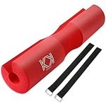 KK Barbell pad – Extra thick NBR foam barbell squat pad support. (Red)