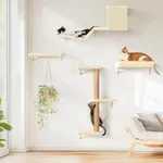 FUKUMARU Cat Wall Shelves, Stable &