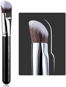 Foundation Brush, EIGSHOW Pro Slanted Brushes Angled Bristle Mask Kabuki Brush Perfect for Powder Liquid Cream Buffing Blending Face Makeup Brush-F625