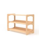 Wood&Room Montessori-Inspired Book Organizer for Kids Room Shelf for Classroom and Home | Promotes Independence and Learning | Sturdy and Safe Bookcase for Toys and Books (Shelf 3)