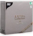 Papstar Royal Collection Napkins 40 cm x 40 cm, Grey