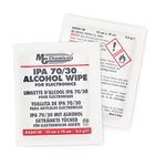 MG Chemicals 8241-W 70/30 Isopropyl Alcohol Wipe for Cleaning Electronics, 6" Length x 5" Width (Box of 25 Individual pre Saturated Wipes)