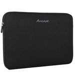 Aucase Laptop Case Sleeve 13.3 14 Inch, Thickest Lightest Water Resistant Neoprene Protective Laptop Bag for Men and Women, Compatible with MacBook 15.3''/ Air 15'' M3 M2, Chromebook