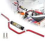 PRO CAKEN CRF YZF KXF KLX 7/8" 22MM Handlebar with Foam Pad Replacement for RMZ DRZ Pit Dirt Bike Motocross ATV Quad Red