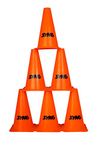 SYN6 Cone Road Safety Light Weight Traffic Cone (12 Inch, Orange)