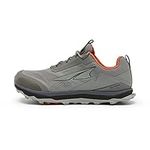 ALTRA Women's AL0A4VR9 Lone Peak All-WTHR Low Trail Running Shoe, Gray/Orange - 5.5 M US