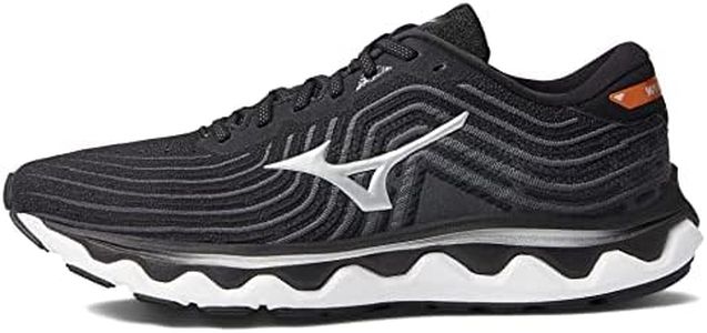Mizuno Men's Running Shoes Sneaker, Black-Silver, 11