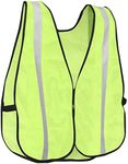 KAYGO Reflective High Visibility Safety Vest, KG0008-10 Silver Stripe, for Men and Women, Pack of 50 (Yellow)