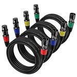 EBXYA XLR Cable 10 ft 4-Packs - Sta