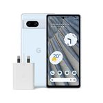 Google Pixel 7a and Pixel 30W Charger Bundle – Unlocked Android 5G Smartphone with Wide-Angle Lens and 24-Hour Battery - Sea (Amazon Exclusive)