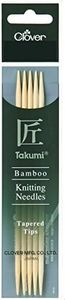 Clover Takumi Double Pointed Bamboo Knitting Needles, 20 cm x 4.00 mm Size