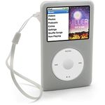 iGadgitz MU-LUKA-SY8D Silicone Skin Case Cover compatible with Apple iPod Classic 80GB, 120GB & 6th Gen 160GB - Clear