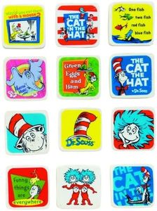 Raymond Geddes Dr. Seuss Character Erasers for Kids (Pack of 60)