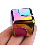 Dr.Kbder Fidget Spinner Toys Cube Adults, Metal Valentine Gift EDC Cool Desk Gadgets Office Toys Small Anxiety Figette Sensory Toy, ADHD Tool Fingears Figet Stress Easter Stuffer For Kid Girl Teen Men