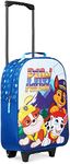 Paw Patrol Carry On Suitcase for Kids Foldable Trolley Hand Luggage Bag Travel Bag with Wheels Cabin Bag Wheeled Bag with Handle Chase Rubble Marshall Trolley Suitcase, Multicolour, One Size, Cabin