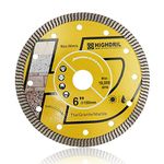 HIGHDRIL Diamond Cutting Disc - 150MM Diamond Tile Cutting Disc with 22.23MM Arbor, Dry or Wet Cutting Disc for Porcelain Tile Ceramic Granite Marble Hard Material Masonry