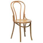 Bolero CF140 Sidechair, Bentwood, Bistro, Natural (Pack of 2)