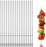 Jomverl 18PCS Kabob Skewers Flat Me