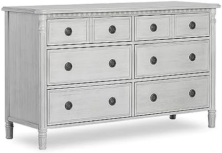 Evolur Julienne 6 Double Dresser, Antique Grey Mist , 54x20.30x33 Inch (Pack of 1)