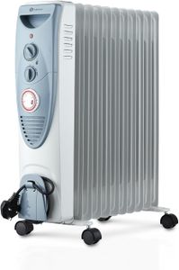 PureMate 2500W Oil Filled Radiator Heater – Portable Electric