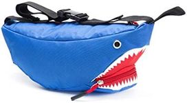 Shark Fanny Pack Cross Body Bag Wasit Pack Belt Bags for Men,Women,Kids Blue Shark