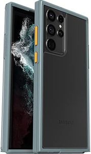 Otterbox Cover per Samsung Galaxy S22 LifeProof SEE, resistente a shock e cadute fino a 2 metri, cover Sottile, protettiva trasparente, progettata in modo sostenibile, Trasparente/Grigio