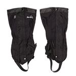 Peter Storm Trek Waterproof Walking Gaiters, Black, S/M