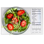 Greater Goods Nourish Digital Kitchen Food Scale and Portions Nutritional Facts Display