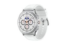 Samsung Galaxy Watch8 Classic Smartwatch, 46mm, White, Bluetooth (CAD Version) - AI Assistant (Gemini), Sleep Coaching, Fitness Tracking
