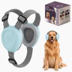 Dog Ear Muffs Noise Protection, 29dB NRR Noise Cancelling Headphones | Ear Covers for Hearing Protection, Upgraded Calming Earmuffs for Fireworks, Thunder, Grooming, Travel and Noise Sensitivity