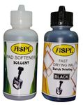 ASPL Batch Printing Machine Fast Drying Ink Permanent (Black Ink) 100ml (A@) (Black Ink 1set)