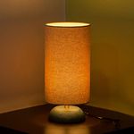 ExclusiveLane 'Faraday' Wooden LED Table Lamp For Living Room Bedroom Bedside Lamp (13 Inch, Wood, Turquoise, Without Bulb, Pack Of 1) |Bedside Side Table Lamps For Home Decoration Office Side Lamp