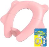 SKYROKU Foldable Kids Toilet Seat – Portable & Anti-Slip Travel Potty Training Seat for Toddlers,Safety material Baby Toilet Seat, Easy Clean & Compact for Home, Daycare, Grandparents House (Ages 2-6)